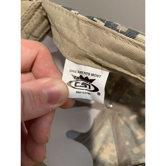 United States Navy Hat USN Digital Camo Cap Camouflage Depths To Stars CSI NWT - Picture 11 of 12
